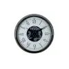 Silver Empire 60 Cm Çarklı Krom Duvar Saati