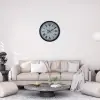 Siyah 36 Cm Atlas Tasarım Duvar Saati