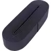 Siyah - 4cm Paça Lastik Yassı Geniş 10mt.