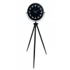 Siyah Lüks Sade Tripod Ayaklı Saat
