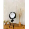 Siyah Metal Mini Tripod Dekoratif Masa Saati 45×26 cm