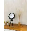 Siyah Metal Mini Tripod Masa Saati 45×26 cm
