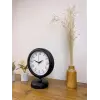 Siyah Metal Retro Masa Saati 25×20 cm