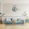 Siyah Paris Garden Dekoratif 36 Cm Duvar Saati