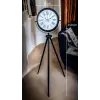 Siyah Roma Rakamlı Lüks Tasarım Tripod Ayaklı Saat