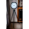 Siyah Tripod Ayaklı Dekoratif Saat