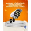 Solar Şarjlı Hareket Sensörlü Led Dış Mekan Lambası Kamera Tasarımlı Güvenlik Işığı