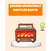 Şömine Alev Işıklı Solar Bluetooth Hoparlör – 7w Güçlü Ses, Fm Radyo
