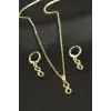 Sonsuzluk Taşlı Set Kolye