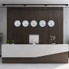Standart Dünya Saatleri 5’li Siyah Set 36 cm