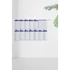Statik Akıllı Kağıt Ingilizce Çarpım Tablosu 100x56 Cm