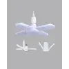 Tasarruflu Pervane Led Ampül 4 Kollu 60 Watt Geniş Alan Aydınlatma