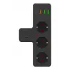 Termal Akım Korumalı 3 Adet Soket,3 Adet Usb Ve 1 Adet Type-c Girişli 20w Priz Model 3397