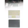 Touchpad Tüm Cihazlara Uyumlu Bluetooth Klavye Touchpad Slim Kablosuz Wifi Q Klavye