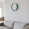 Turkuaz Dekoratif Stil 36 Cm Duvar Saati