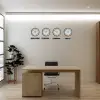 Turuncu 36 Cm Dünya Saatleri 4’lü Tabelalı Set