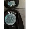 Üç İplik Bisiklet Yaka Baskılı SweatShirt - Siyah