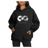 Üç İplik Kapşonlu 10 Kasıma Özel SweatShirt - Siyah