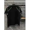 Unisex Karoyaka Dikişli Oversize T-Shirt - Siyah