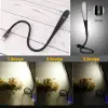 USB Girişli 14 Ledli 3 Kademeli Dokunmatik Masa/Kitap Okuma Lambası Ledi Siyah