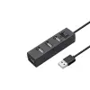 Usb Hub 4*Usb Siyah HDX7003