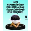 Usb İle Çalışan Projektörlü Aromaterapi Nemlendirici Masaüstü Kullanım İçin Uygun