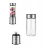 Usb Type C Şarjlı Cam Blender 6 Bıçaklı Smoothie Ve Shake Blender