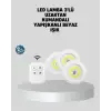 Uzaktan Kumandalı 3’lü Ayarlanabilir Spot Led Işık Seti