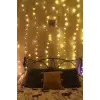 Uzaktan Kumandalı LED Perdeye Takılabilen Kancalı Işık Usb 3x3 Metre Peri Perde LED