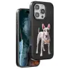 Venco Apple İphone 16 Pro Perma Desenli Kapak - Siyah