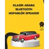 Vintage Tasarımlı Led Işıklı Bluetooth Hoparlör 10w