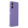 Vivo Y16 Kılıf First Silikon - Lila