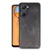 Vivo Y18 Kılıf Aras Deri Kapak - Siyah
