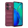 Vivo Y27 Kılıf Optimum Silikon - Bordo