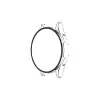 Watch 5 Pro 45mm Wall Camlı Kasa Ekran Koruyucu - Şeffaf