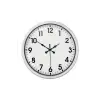 White Classic Modern 52 Cm Metal Duvar Saati