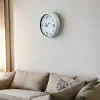 White Index 40 Cm Metal Duvar Saati