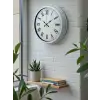 White Prime Roma Rakamlı 40 Cm Metal Duvar Saati
