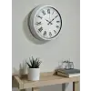 White Prime Roma Rakamlı 40 Cm Metal Duvar Saati
