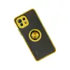 Xiaomi Mi 11 Lite Kılıf Montreal Yüzüklü Silikon Kapak - Sarı