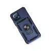 Xiaomi Mi 11 Lite Kılıf Pars Lens Yüzüklü Silikon - Lacivert