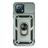 Xiaomi Mi 11 Lite Kılıf Pars Lens Yüzüklü Silikon - Yeşil