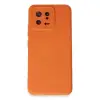 Xiaomi Mi 13 Kılıf Nano İçi Kadife Silikon - Turuncu
