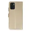 Xiaomi Mi Note 10 Trend S Plus Kapaklı Kılıf - Gold