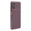Xiaomi Poco X4 Pro 5g Kılıf Volet Silikon - Mor