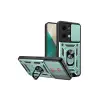 Xiaomi Poco X6 Kılıf Pars Lens Yüzüklü Silikon - Yeşil