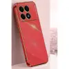 Xiaomi Poco X6 Pro Kılıf Volet Silikon - Kırmızı
