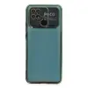Xiaomi Redmi 10c Kılıf Razer Lensli Silikon - Yeşil