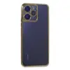 Xiaomi Redmi 12 Kılıf Razer Lensli Silikon - Gold