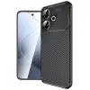 Xiaomi Redmi 13 4g Kılıf Auto Focus Karbon Kapak - Siyah